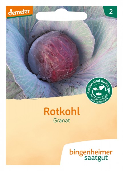 BIO Saatgut Rotkohl Granat