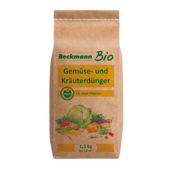 Beckmann BIO Gemüse- und Kräuterdünger 1,5kg
