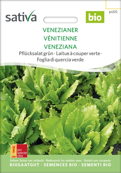 BIO Saatgut Pflücksalat Venezianer grün