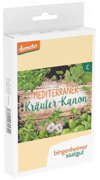 BIO Saatgut Mediterrane Kräuter Saatgutbox