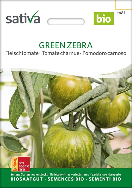 BIO Saatgut Tomate green zebra